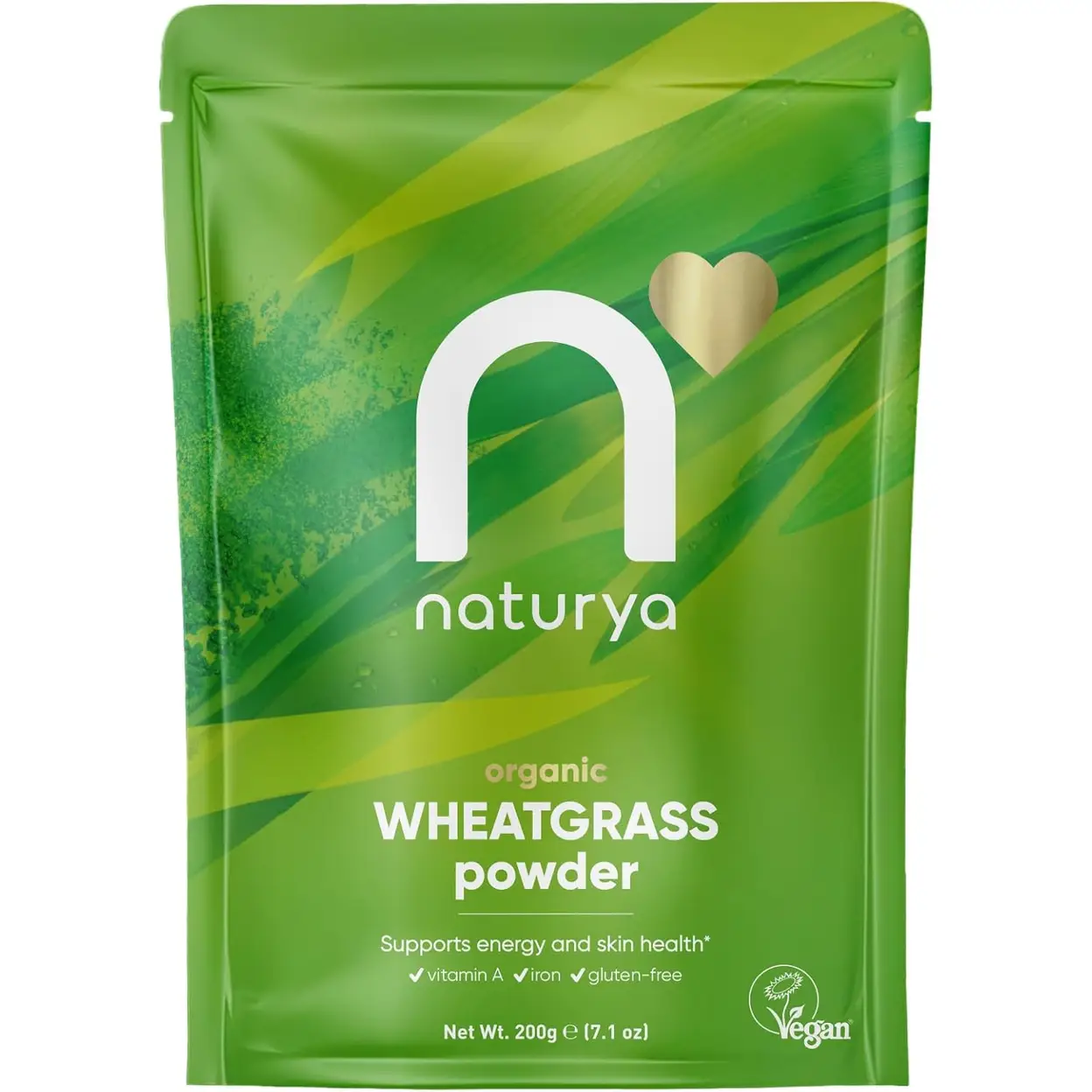 Naturya Organic Wheatgrass Daily Wellness Support Powder - 200g