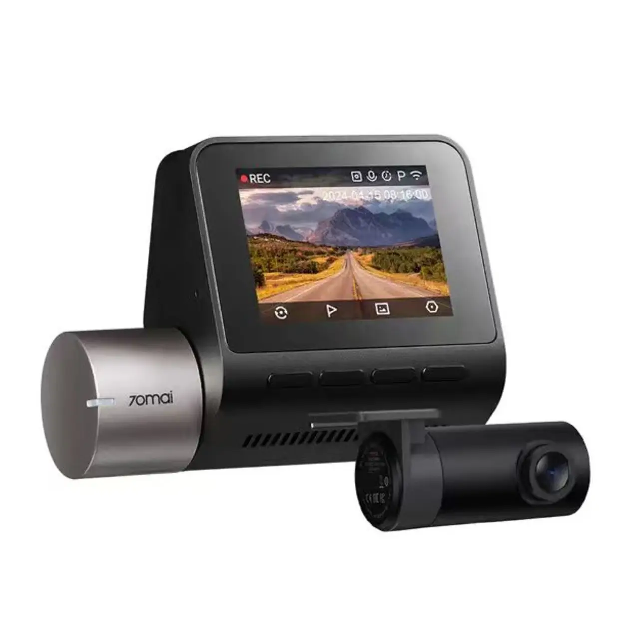 70mai 2.7K Dash Cam Front and Rear A510, 1944P+1080P Ultra Full HD Dual Car Camera with STARVIS 2 IMX675, Built-in GPS, 4G LTE, G-Sensor, ADAS, HDR, Night Vision, APP Control, Max 256GB
