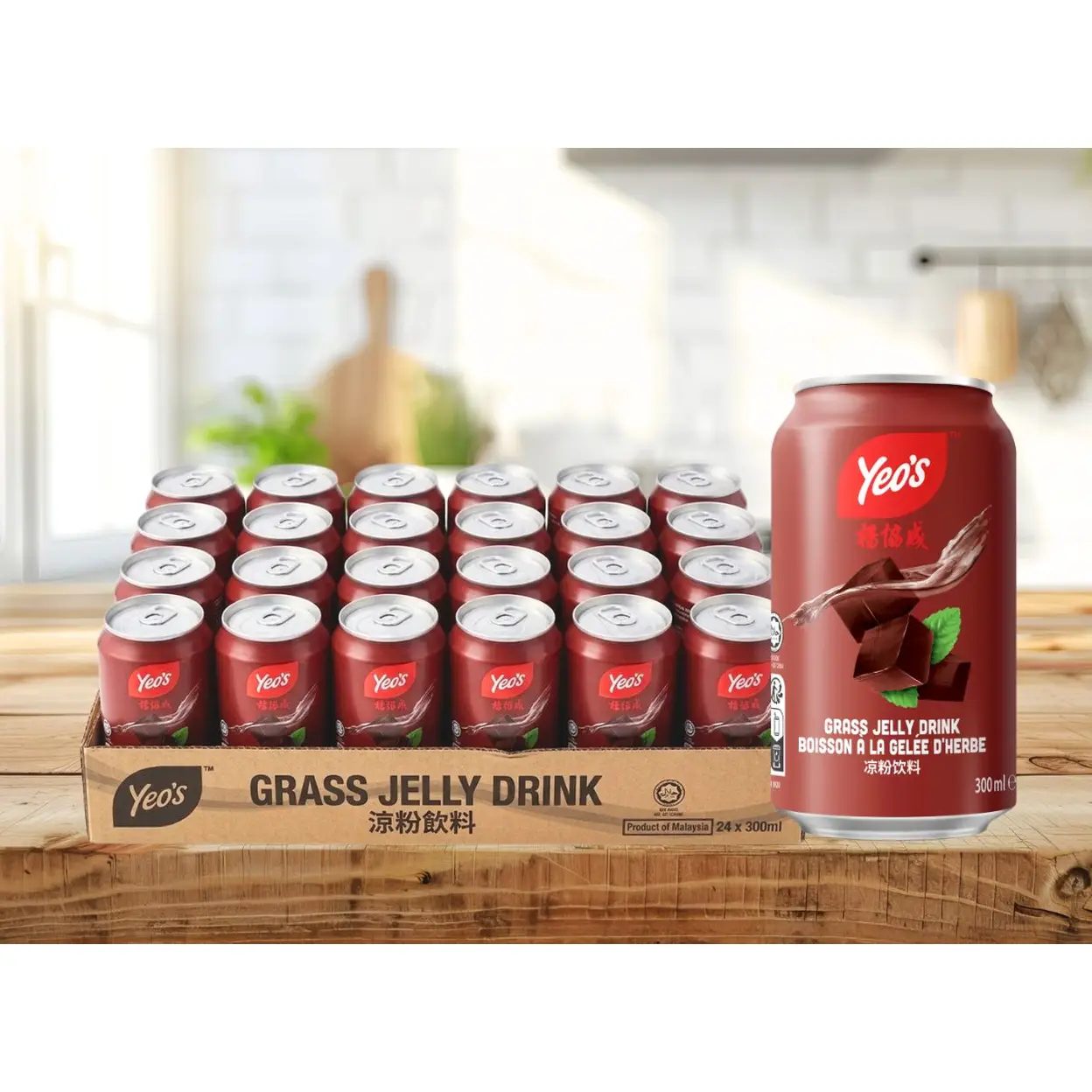 YEO'S GRASS JELLY DRINK 24x300ml