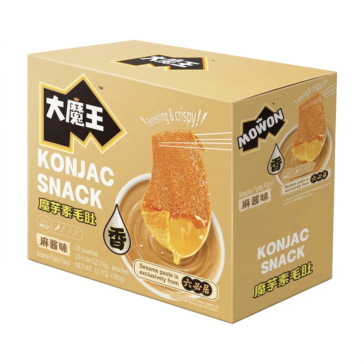 Yanjin Puzi Vegetarian Tripe-Sesame sauce flavor 360g（18g*20）