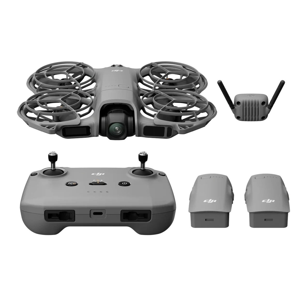 DJI Neo 2 Fly More Combo With RC-N3 Remote Controller, Stable Transmission With Digital Transceiver, 4K Drone for Beginners