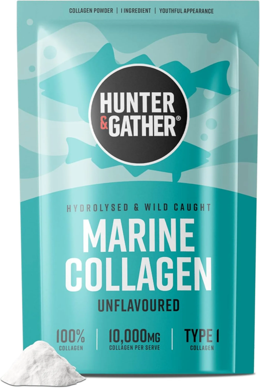HUNTER & GATHER 100% Wild Caught Marine Collagen Beauty Support Powder - 300g