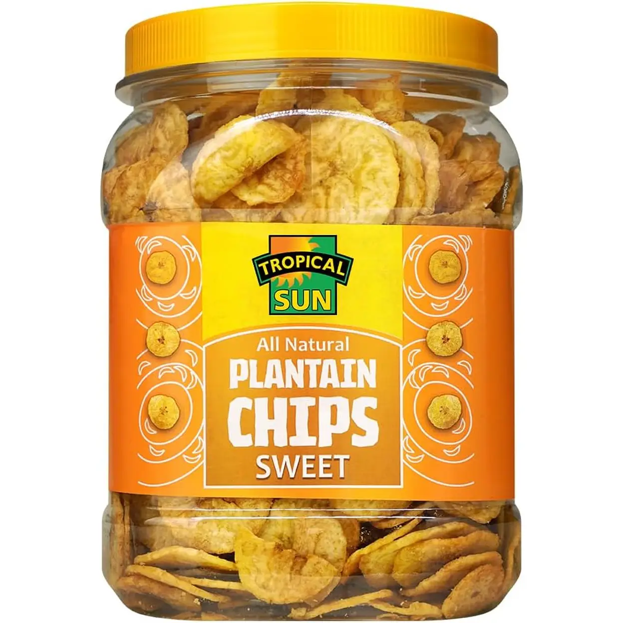 Tropical Sun Plantain Chips Naturally Sweet 450g