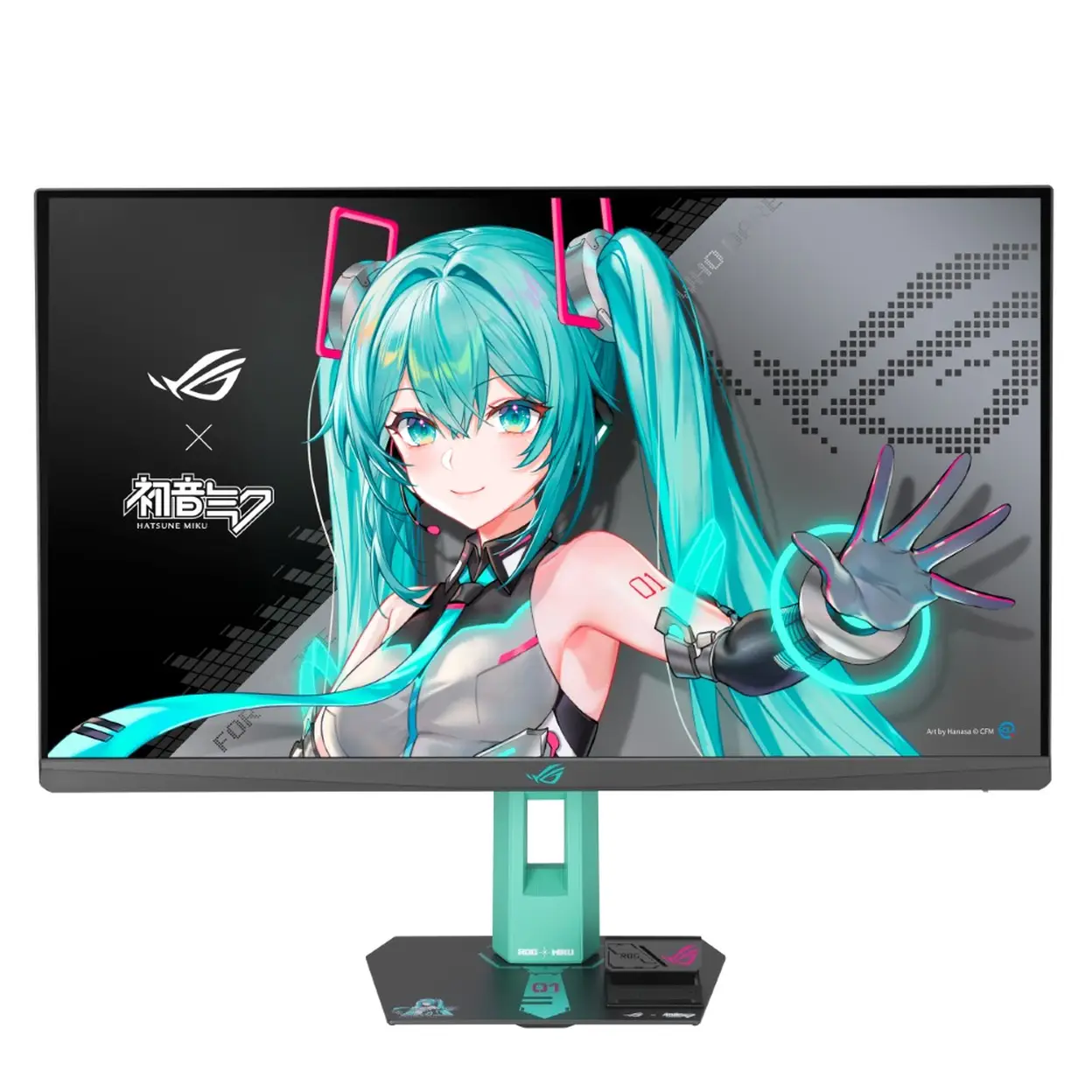 ASUS 27-Inch ROG STRIX XG27ACMEG-G Hatsune Miku Edition 260Hz OC (Above 144Hz), 0.3ms, QHD