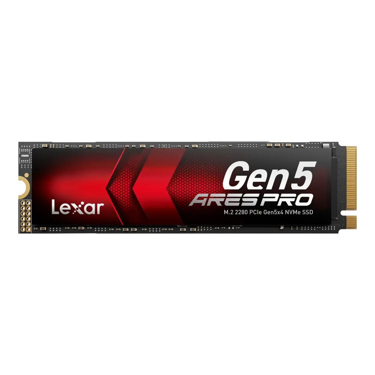 Lexar ARES PRO 2TB Gen5 NVME M.2 SSD, PCIe 5.0 x 4 Internal SSD, Up to 14,000 MB/s Read, for AI Applications, AAA Gaming, Video Editing, Compatible with PC, Laptops & PS5, 5 Year Limited Warranty